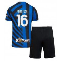 Inter Milan Davide Frattesi #16 Replika babykläder Hemmaställ Barn 2024-25 Kortärmad (+ korta byxor)